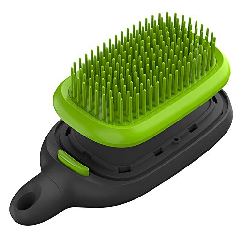 XLKJ 3 in 1 Pet Grooming Brush Set,Massage Bath Brush Air Cushion Brush Flocking Brush Kit,Dogs Cats Puppy Pet Combs for Short & Long Hair Massaging Bathing - PawsPlanet Australia