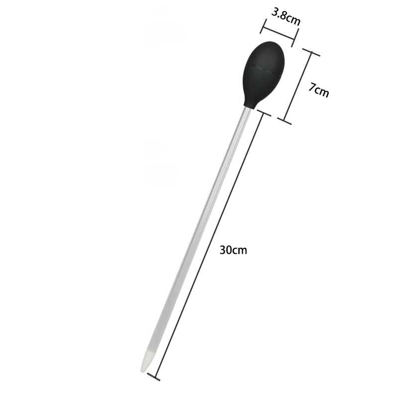 WanFengXue Aquarium Coral Feeder Black Acrylic Marine Fish Reef Feeding Tube 30cm Long Dropper Multifunctional Fish Feeder Tool for Most Aquarium Organisms - PawsPlanet Australia