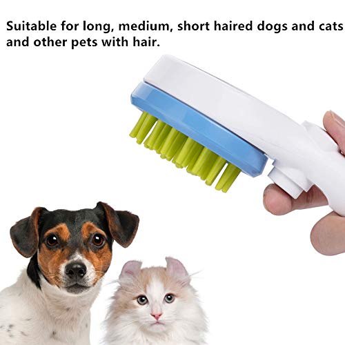 [Australia] - Esing Pet Combing Shower Sprayer,Water Sprinkler Brush for Dogs and Cats,Puppy Bath Scrubber,Handheld Grooming Shower Head with Soft Massage Needles Grey 