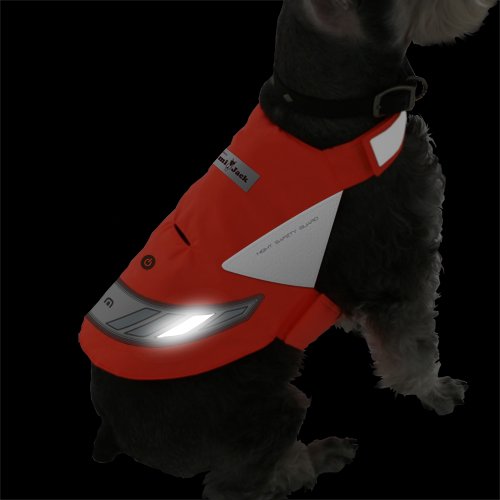 [Australia] - Billion Dog Lumi-Jack Lighted Pet Vest s Blaze Orange 