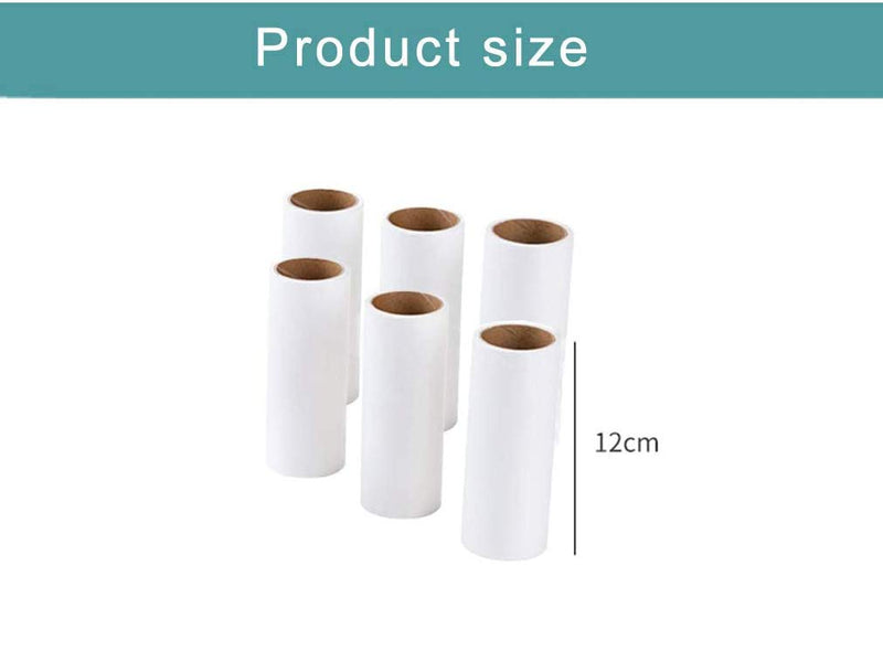 Cozywind Lint Roller with 6 Spare Rollers for Quick and Easy Removal of Cat and Dog Hairs Dust and Lint from Clothing, Furniture and Car Seats （Replacement） - PawsPlanet Australia