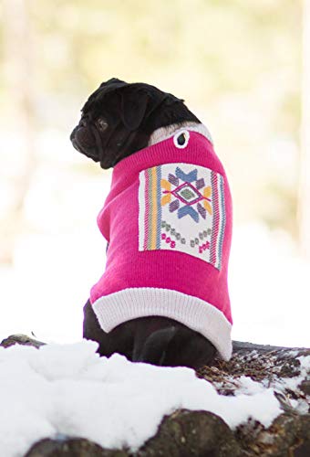 [Australia] - Happiness Hugs Sunray Hug Dog Sweater - Handmade Yak Down Dog Sweaters, Softer and More Sustainable Than Cashmere, Warmer Than Merino Wool, Breathable, Fashionable and Eco-Friendly Small 