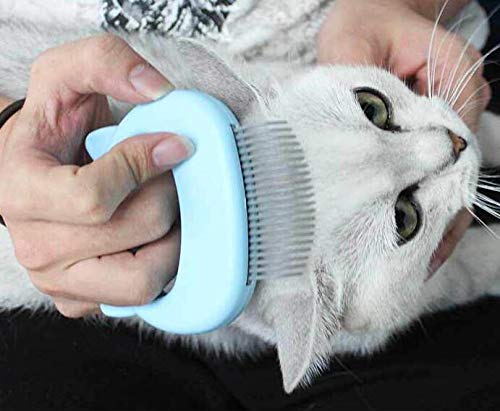 [Australia] - Misyue Pet Hair Removal Comb Cat Massage Trimmer Effective Removing Matted Fur, Knots and Tangles Grooming Tool for Short & Long Hair GREEN 