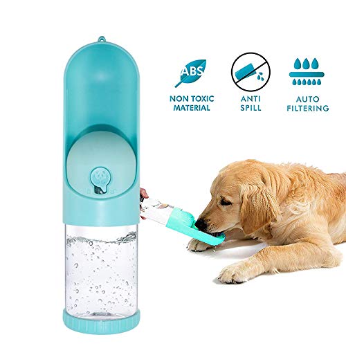 Pet Water Bottle With A Retractable Trough And Snack Container - PawsPlanet Australia