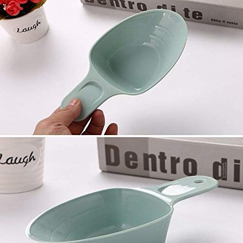 Gomech Dog Pet Food Scoop 1-Cup, Lines for 1/2 Cup and 1/4 Cup, Pet Feeding Shovel Cat Food Scoop Large Capacity Thickening Cat Dog Spoon Plastic Shovel Pet Feeder - PawsPlanet Australia
