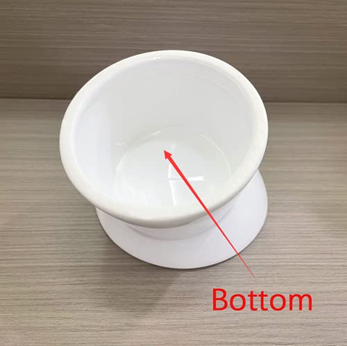 LIONWEI LIONWELI Small Ceramic Raised Cat Bowls, Tilted Elevated Food or Water Bowls, Stress Free, Backflow Prevention, Dishwasher and Microwave Safe, Lead & Cadmium Free Pink - PawsPlanet Australia