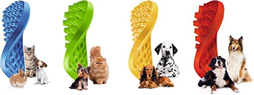 Pet+Me PETM005 long hair cat brush, green - PawsPlanet Australia