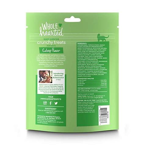 [Australia] - WholeHearted Soft Center Crunchy Catnip Flavor Cat Treats 6.3 OZ 