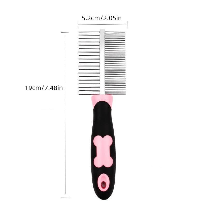 Dog comb, 1 piece pet comb, pet care comb, rounded teeth, dog comb, flea comb for removing fleas, pet comb, flea comb, stainless steel pet care comb, brush against fleas undercoat, care comb - PawsPlanet Australia