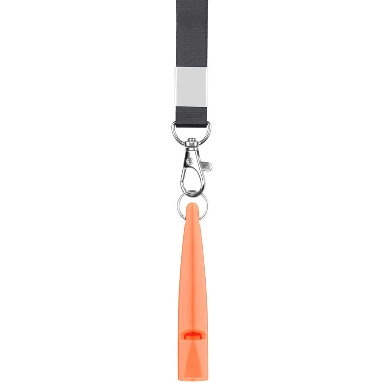 TDL Dog Whistle with Lanyard - Used for Recall & Dog Training - Long Distance - Good Frequency for Most Breeds - Standard Pitched - Consistent - Loud (Orange) Orange - PawsPlanet Australia