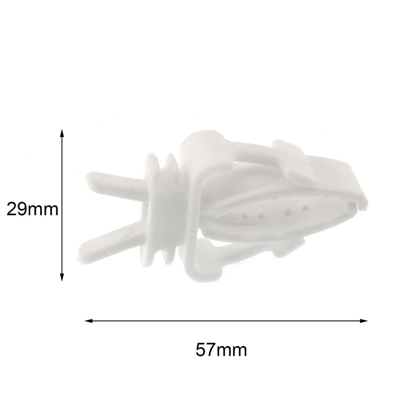 Birds Food Holder heyous 6pcs Bird Cage Food Holder Clips White Pet Parrot Fruit Vegtable Clips Cuttlefish Bone Feeder Device Pin Clamp Bird Cage Accessories - PawsPlanet Australia