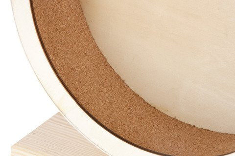 Kerbl Hamster Wood Wheel, Ø 29cm, Brown - PawsPlanet Australia