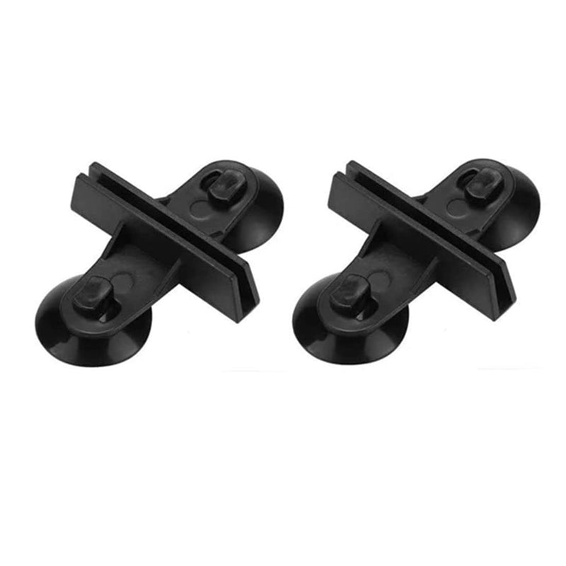 bnafes Aquarium Fish Tank Breeding Separator Glass Suction Cup Divider Sheet Holder Clip 12Pcs Black - PawsPlanet Australia