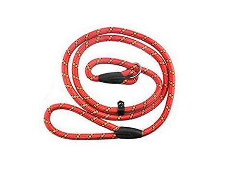 ericotry 1PCS 1.2m Red Adjustable Pet Dog Nylon Adjustable Loop Slip Leash Rope Lead Slip Dog Training Leash and Collar - PawsPlanet Australia