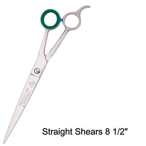 [Australia] - Heritage Stainless Steel Small Pet Canine Collection Straight Shears, 8-1/2-Inch length, 3 15/16-Inch Cut-Length 