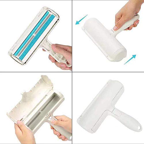 Reusable Lint Roller, Dog Hair Remover, Cat Hair Remover, Pet Hair Remover, Easy Clean, Pet Hair Remover for Furniture/Bed, Reusable Dog Hair Remover Roller for Dog & Cat, Self-Cleaning - PawsPlanet Australia