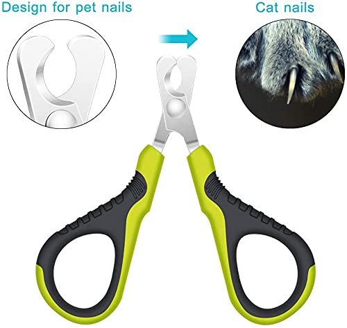 Alinana cat nail trimmers, Pet Nail Clippers with Curved Blade, Professional Claw Trimmer, Scissor for Cats, Puppies, Kittens, Hamsters, Rabbits and Small Animals, Sharp, Safe - PawsPlanet Australia