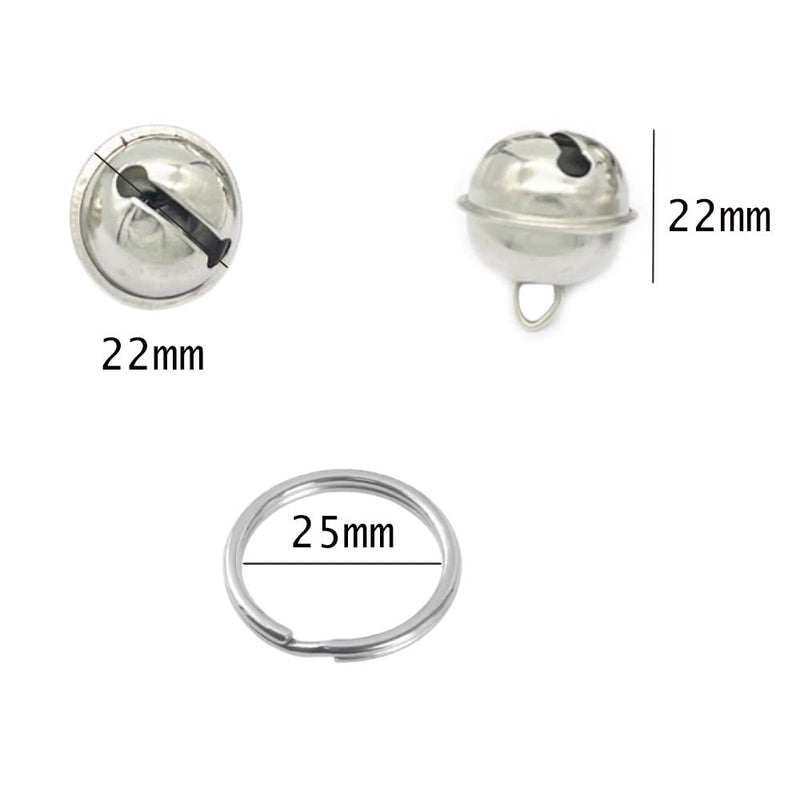 Sctmda Pet Bells for Collars Pack of 10 Loud Dog Bells Cat Bells Collar Small Bells Bells Dog Collar Bells Collar Pendant Dog Collar Charms for Decoration - PawsPlanet Australia