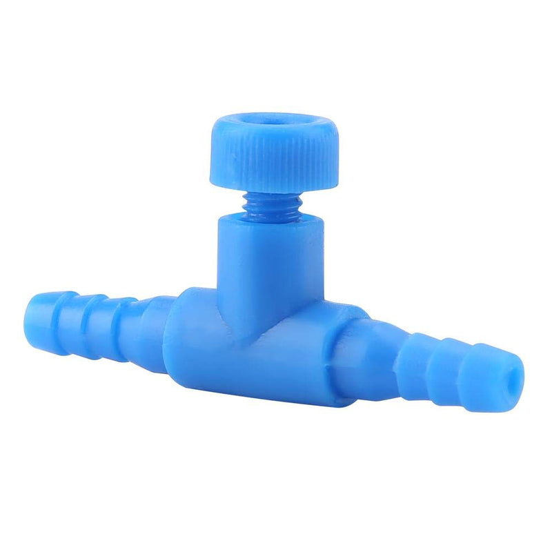 [Australia] - 10Pcs Aquarium Air Valve T Shaped 2 Way Air Pump Control Valves Plastic Adjustable Fish Tank Airflow Control Valves Aquarium T-Shape Inline Tubing Connectors 