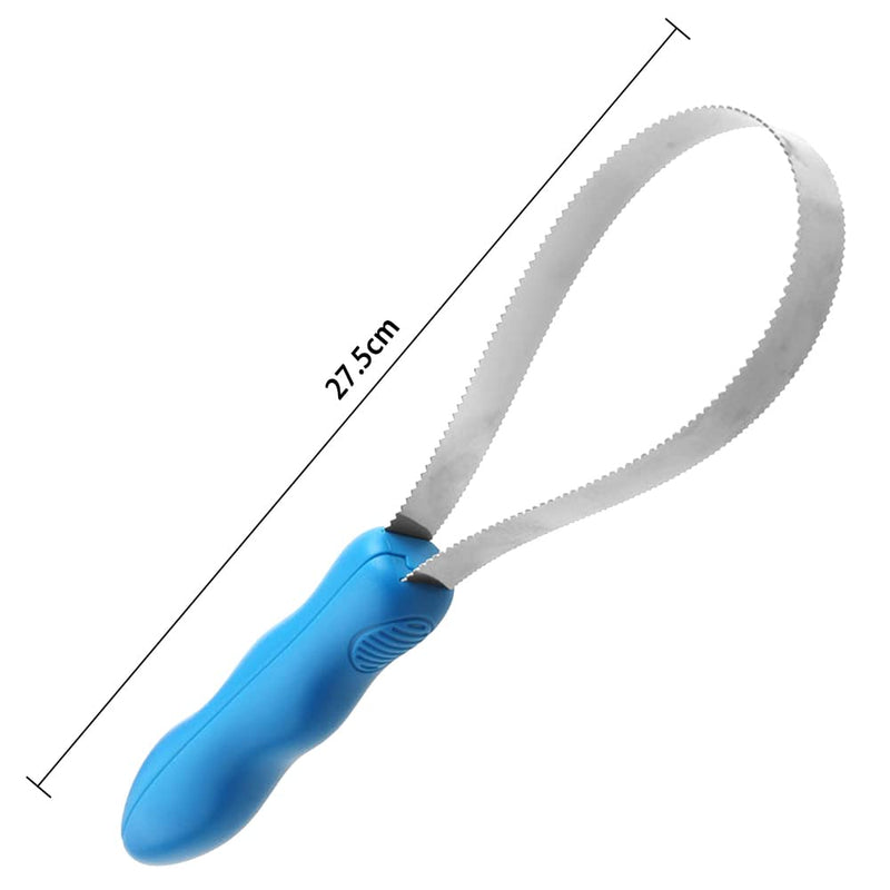 Dual-Sided Shedding Blade Shedding Blade Horse Hair Brush Horse Shedding Tool Dog Grooming Tool with Soft Touch Grip Handle for Pets Grooming Tool - PawsPlanet Australia