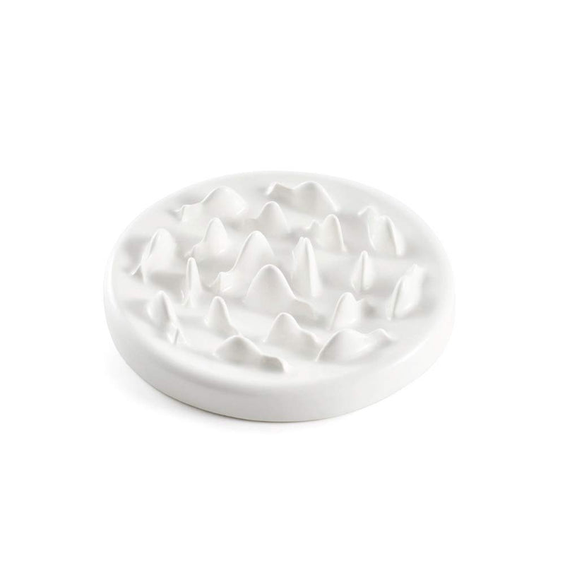 [Australia] - DotPet Slow Feeder Bowl, Ceramic Fun Interactive Feeder Bloat Stop Cat Bowl Preventing Feeder Anti Gulping Healthy Eating Diet Pet Bowls Against Bloat, Indigestion and Obesity 