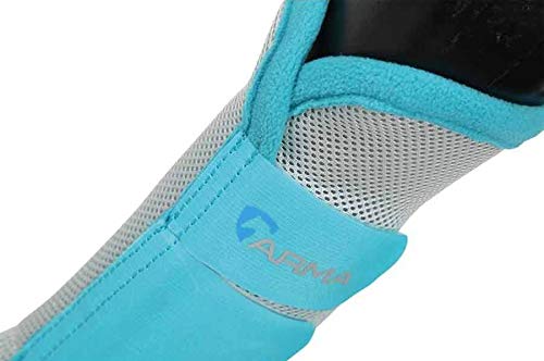 Shires Arma Fly Turnout Socks - Teal Cob - PawsPlanet Australia