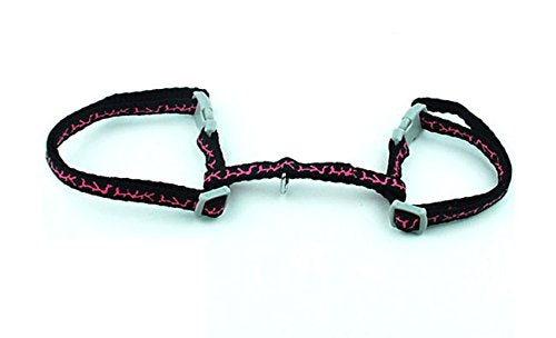 SMALLLEE_LUCKY_STORE Cat Harness Collar Giraffe Small Dog Kitten Halter Harnesses Pet Walking Vest Lead Adjustable Black animal-black - PawsPlanet Australia