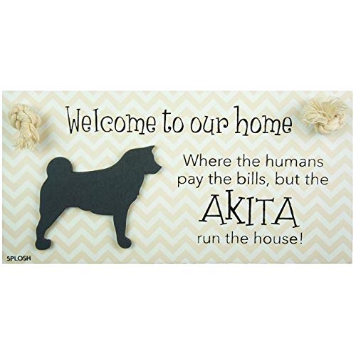 Splosh PRECIOUS PETS DOG PLAQUE AND DOG LEAD HOOK PACK, AKITA, FUNNY SIGNS, DOG MUM GIFTS, DOG ACCESSORIES, HOUSE STUFF. - PawsPlanet Australia