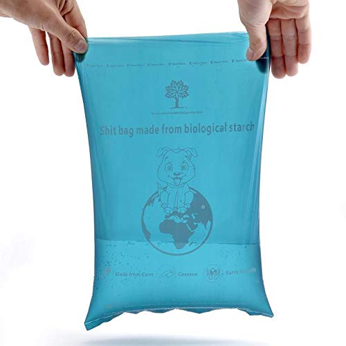 Brands Biodegradable Dog Poop Bags.450bags (15bags Per Roll, 30 Rolls/Pack). blue - PawsPlanet Australia