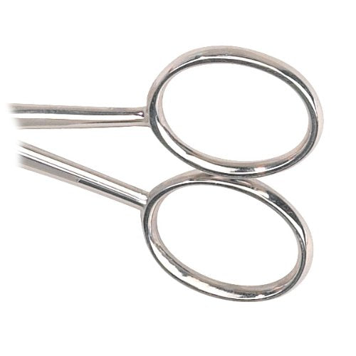 Dubl Duck Stainless Steel Ear/Nose Curved Pet Grooming Shears, 4-Inch - PawsPlanet Australia