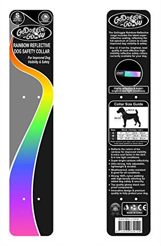 GoDoggie Reflective Dog Safety Lead, Light-Responsive, Improved Dog Visibility and Safety, 5 Colours, 3 Sizes, Super-Comfy Handle, D-Ring, Gloss Black Components, Full Guarantee - Black S SMALL - 120 CM / 4 FT - PawsPlanet Australia