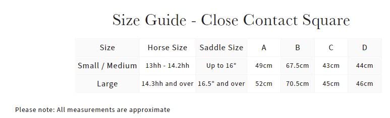 LeMieux Suede Close Contact Square Saddle Pad in S/M Chilli - PawsPlanet Australia