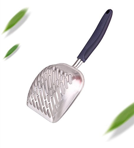 [Australia] - Mew Jumbo Cat Litter Scoop, All Metal End-to-End with Solid Core, Sifter with Deep Shovel, Multi-Cat Tested Accept No Substitute for The Original Blue 