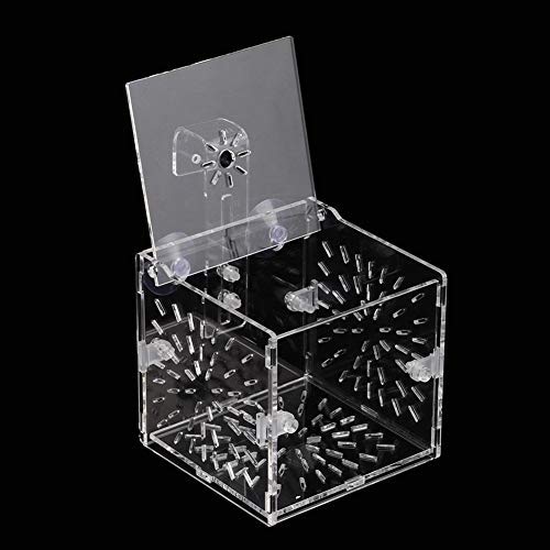 [Australia] - Fish Tank Breeding Isolation Box Aquarium Acclimation Hatchery Incubator Acrylic Transparent Aquarium Hatchery Incubator Holder 10CM*10CM*10CM 