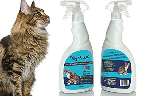 Kitty Be Good Stop Cat Scratching Spray Protect Furniture And Wallpaper 500ml - PawsPlanet Australia