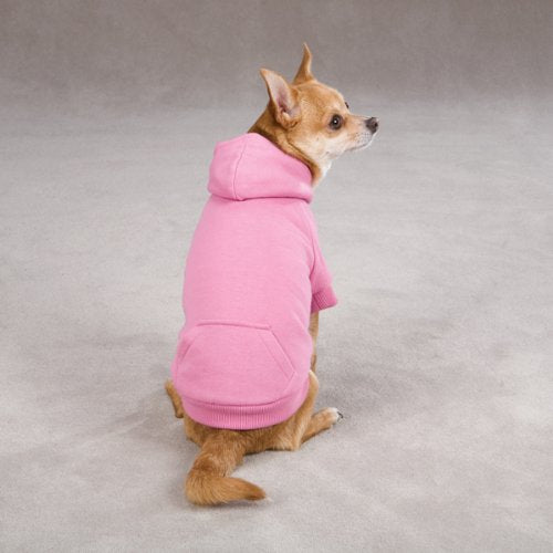 [Australia] - Zack & Zoey Polyester Fleece Lined Dog Hoodie, Large, Pink 