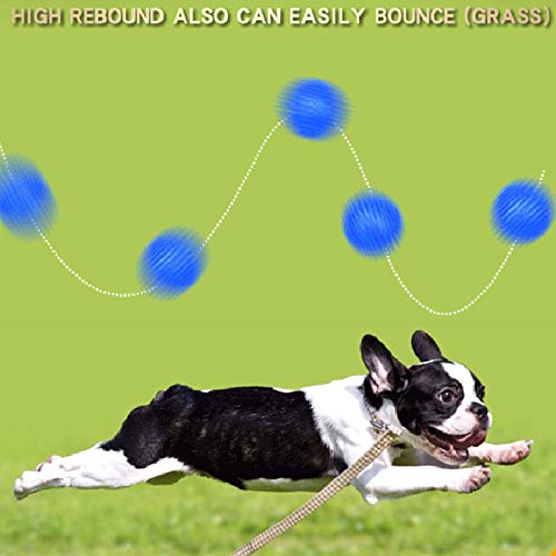 shadiao Dog Toy Sounding Bouncy Ball Dog Molar Cleaning Teeth Bite Resistant Ball Spiky Ball for Dog Pet Supplies Large Random Color - PawsPlanet Australia