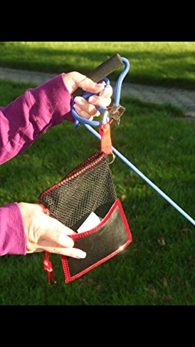 [Australia] - Peek A Poo Handy Mesh Carry all Nylon Mesh Pet Waste Bags for Dog walkers Small Black 