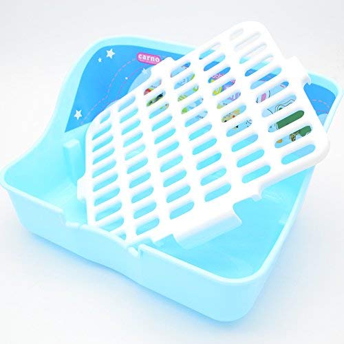 [Australia] - RUBYHOME Rabbit Cage Litter Box Easy to Clean Potty Trainer for Cat Adult Guinea Pig Ferret Small Animals Blue 