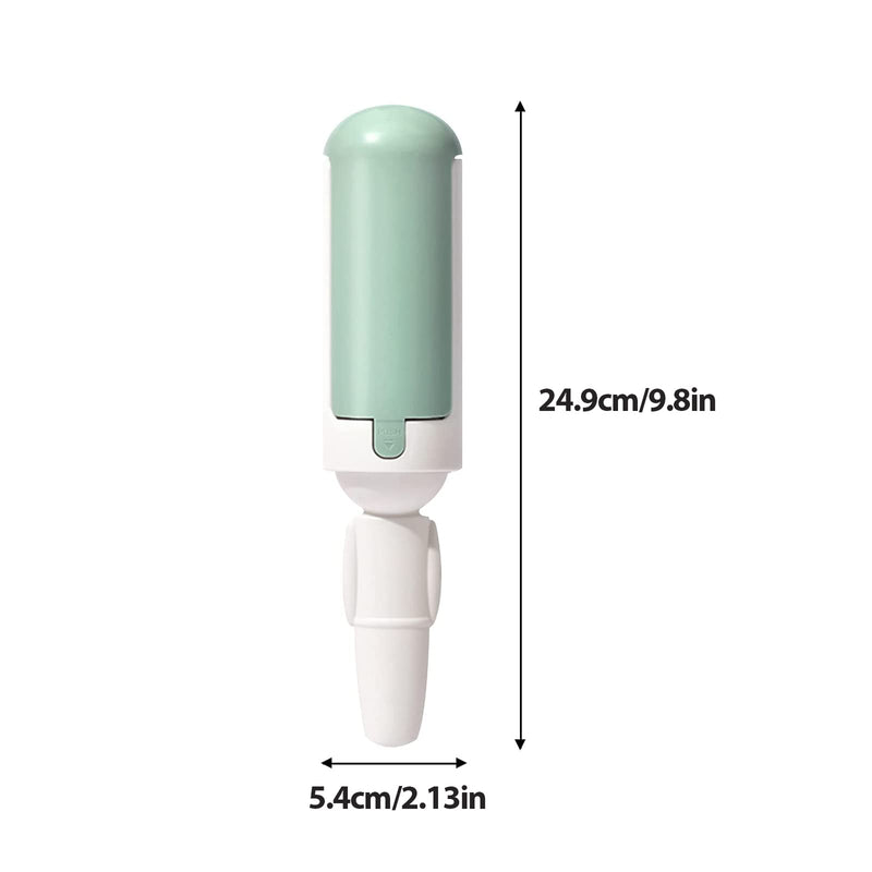 Zueyen Pet Lint Roller Reusable Lint Roller for Cats Dogs with Non-Slip Handle Pet Hair Remover for Clothes Sofa Car (White) White - PawsPlanet Australia