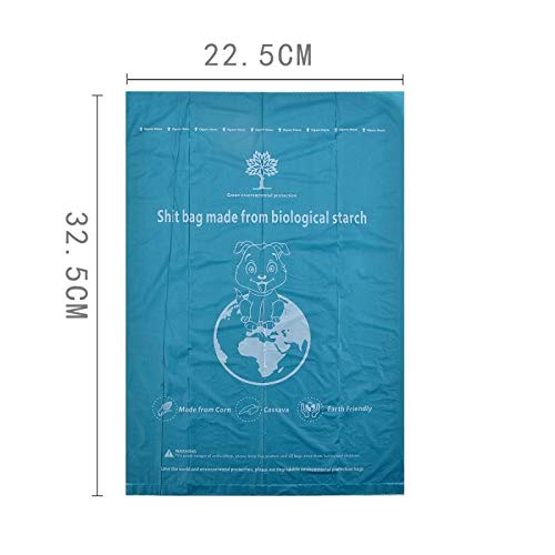 Brands Biodegradable Dog Poop Bags.450bags (15bags Per Roll, 30 Rolls/Pack). blue - PawsPlanet Australia