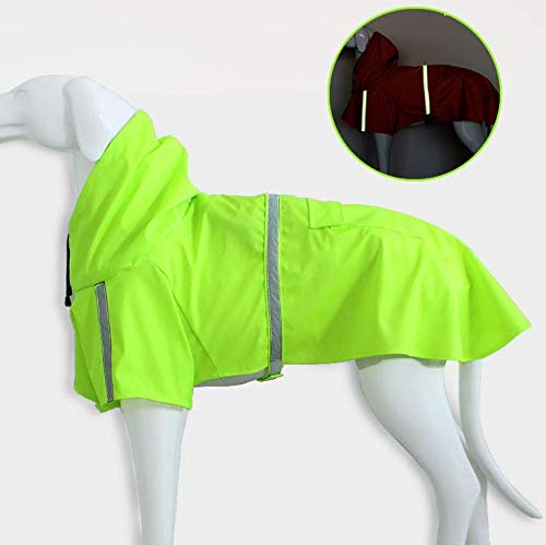 [Australia] - SAYGOGO-- Pet Raincoat /Ajustable Pet Fashion Waterproof Clothes / PU Waterproof Raincoat /Lightweight Rain Jacket Poncho  Hoodies for Small Medium 