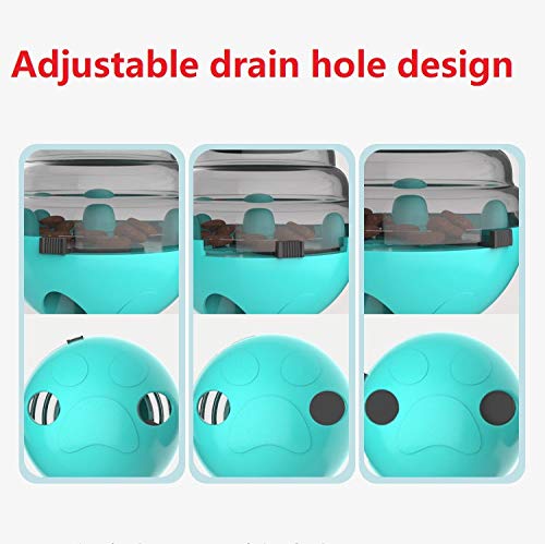 [Australia] - YINJIE Cat Toy Leakage Food Ball Toys Cat Tumbler Toy Ball Kitten Roly-Poly Treat Toys, Kitty Slow Food Dispensing Puzzle Toy 