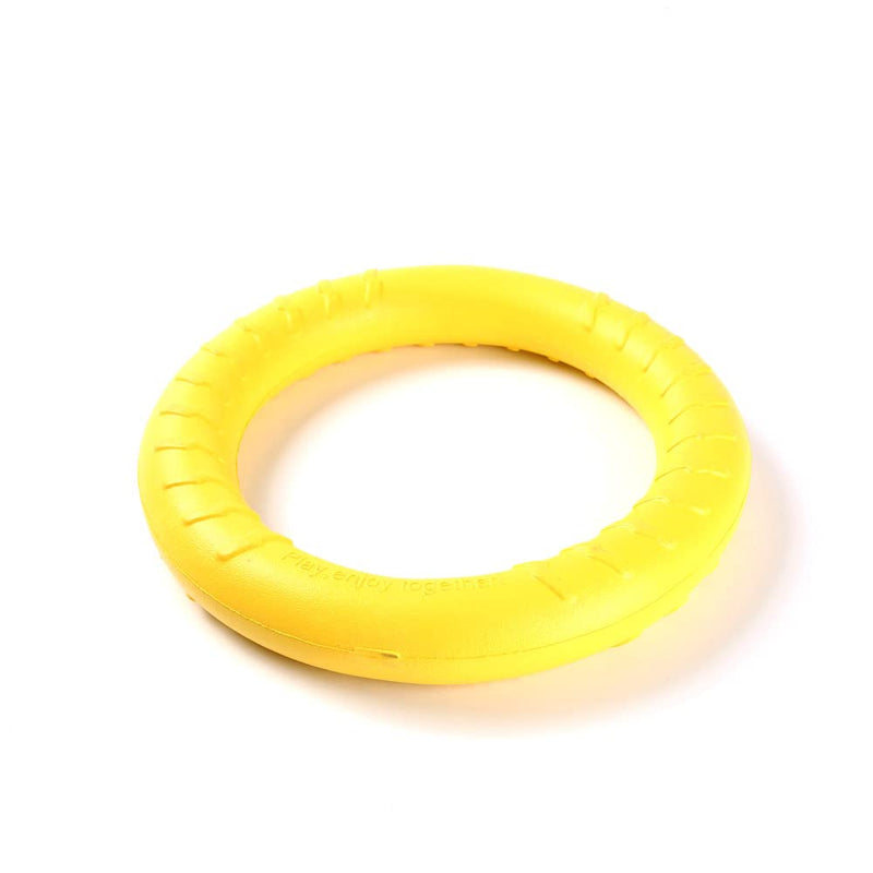 Dog Fly Ring Toy Dog Fitness Ring Floating Flying Dog Disc Toys Outdoor Durable Chew Toys for Training Outdoor Playing Puppy Medium Large Dogs - PawsPlanet Australia