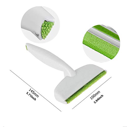 IKAAR Reusable Pet Hair Remover Roller for Furniture, Easy to Clean Pet Hair Removal - Remove Dogs, Cats and other Pet Hairs from Furniture, Bedding Green - PawsPlanet Australia