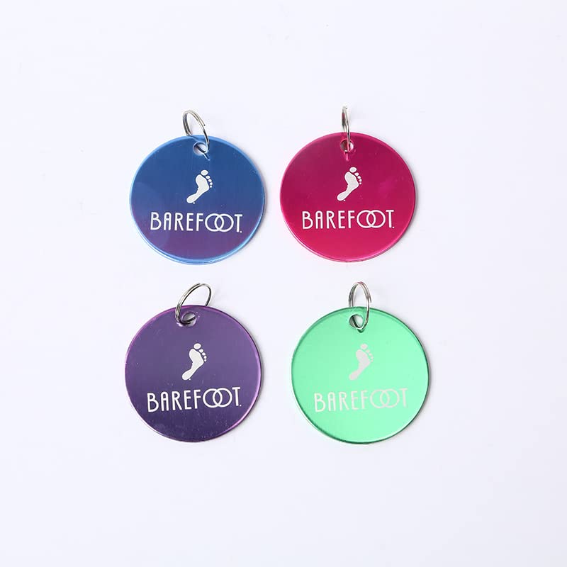 Round Aluminum Blank Dog Tags, DIY Engraved Cat Dog ID Tags, Personalized Pet Identity Name Tags, Blank Dog Tags DIY Carving, Diameter 3cm Blue 12pcs 12pcs - PawsPlanet Australia