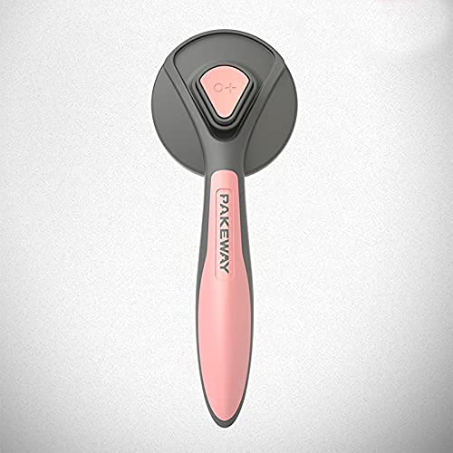Pet Grooming Brush,Self Cleaning Slicker Brush – Gently Removes Loose Undercoat,Mats and Tangled Hair – Your Dog or Cat Will Love Being Brushed with The Grooming Brush Pink - PawsPlanet Australia