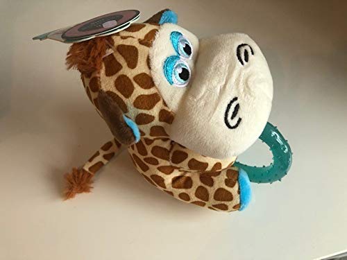 Webbox Puppy Toy Giraffe with Teething Ring - BLUE - PawsPlanet Australia