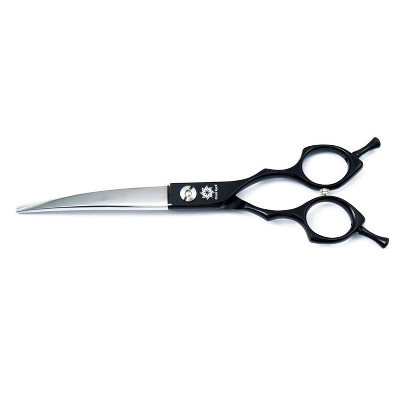 [Australia] - Dream Reach 6.5'' Dog Grooming Scissors - Twin Tail Professional Pet Cat Hair Scissors - Best Cutting & Curved & Chunker Shear Pet Clipping Scissors for Small Large Dogs Cats Curved Scissor 