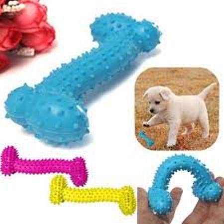 Bark and Purr Rubber Pet/Dog Toy Bone, Dog bite resistant Training Bone, for small medium large dogs, pack of 3 suitable for if you have more than one dog - PawsPlanet Australia